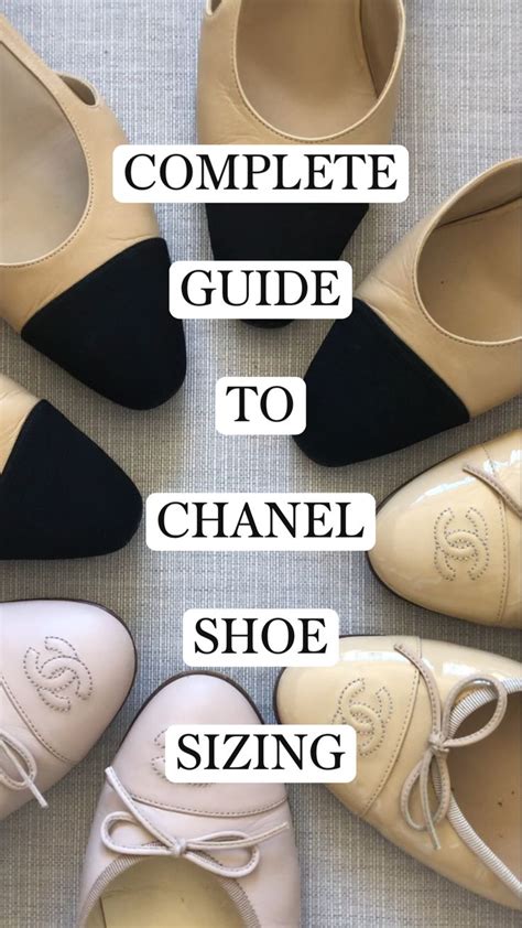 chanel shoes size chart